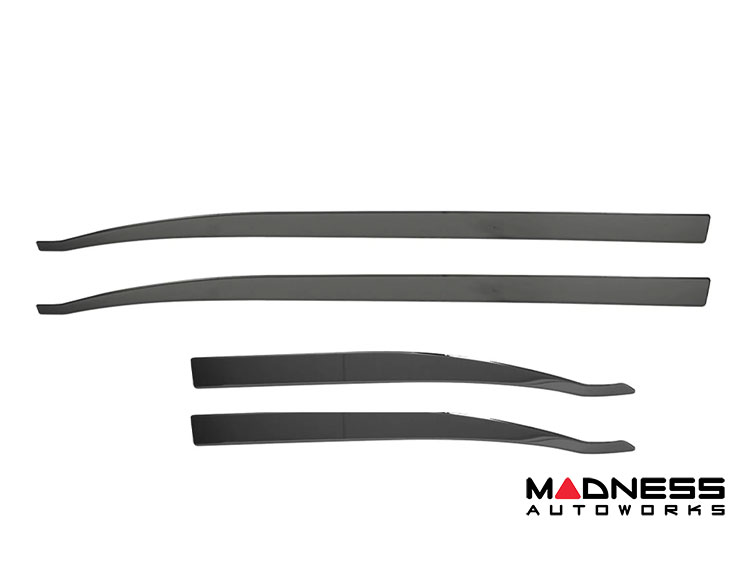 Jeep Renegade Door Trim - Lower Side Molding Kit - Dark Chrome Steel